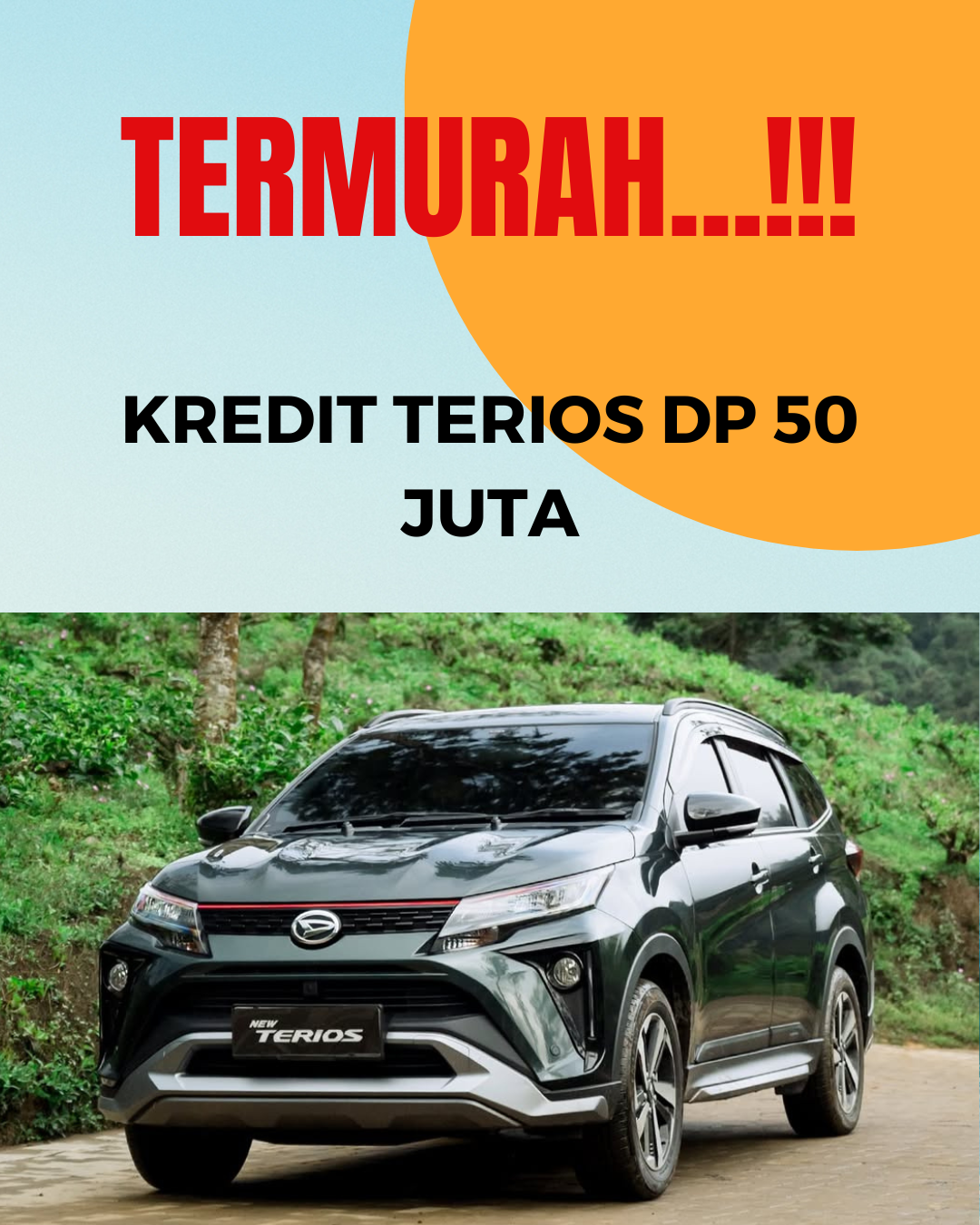 kredit terios dp 50 juta