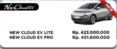 Harga Mobil Wuling Surabaya Terbaru 2025 | Alvez, Air EV, Almaz RS & Cortez Harga New Cloud EV Surabaya