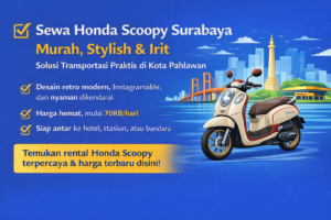 Sewa Honda Scoopy Surabaya