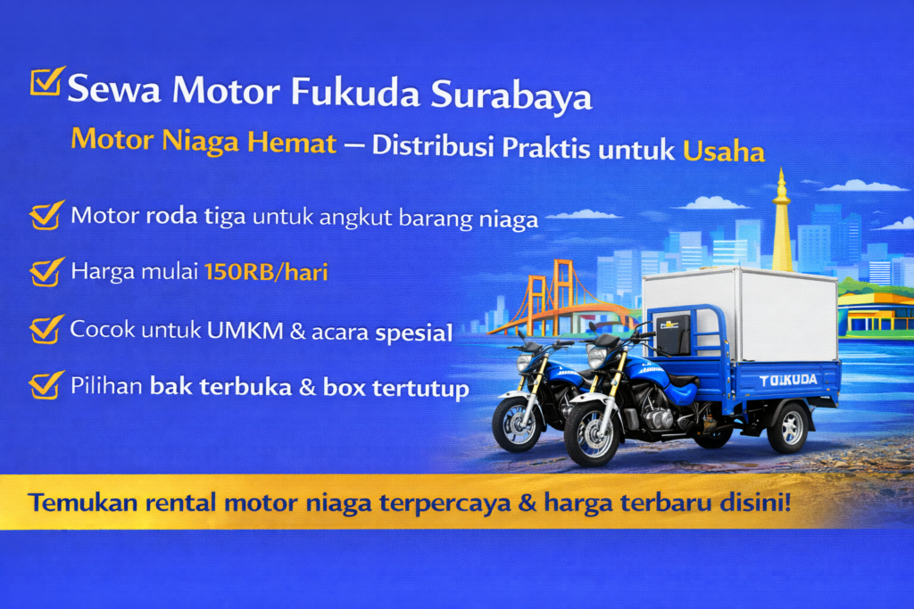 Sewa Motor Fukuda Surabaya