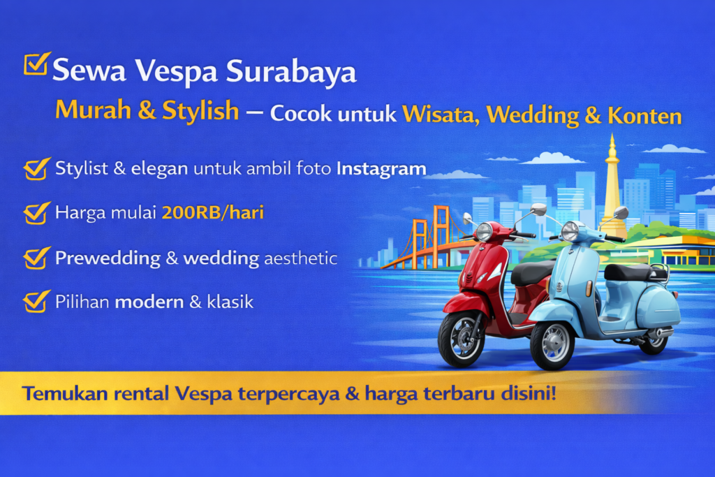 Sewa Vespa Surabaya