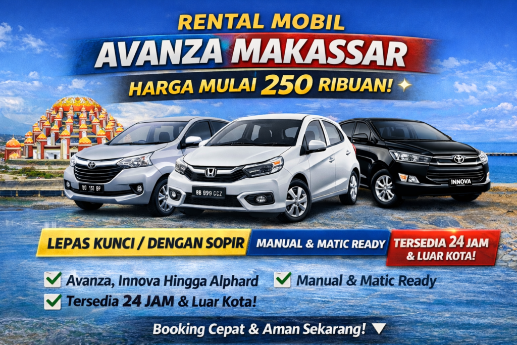 Rental Mobil Avanza Makassar