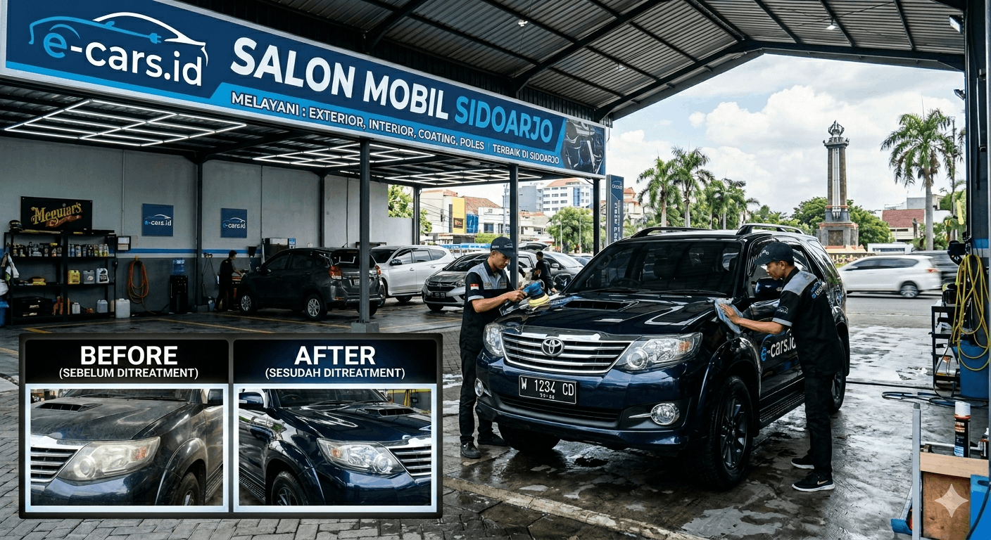 Salon Mobil Sidoarjo Profesional – Detailing, Coating & Cuci Premium salon mobil Sidoarjo