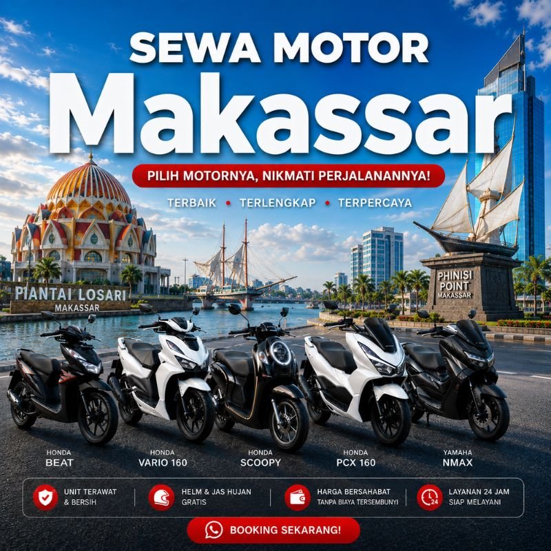 Sewa motor Makassar
