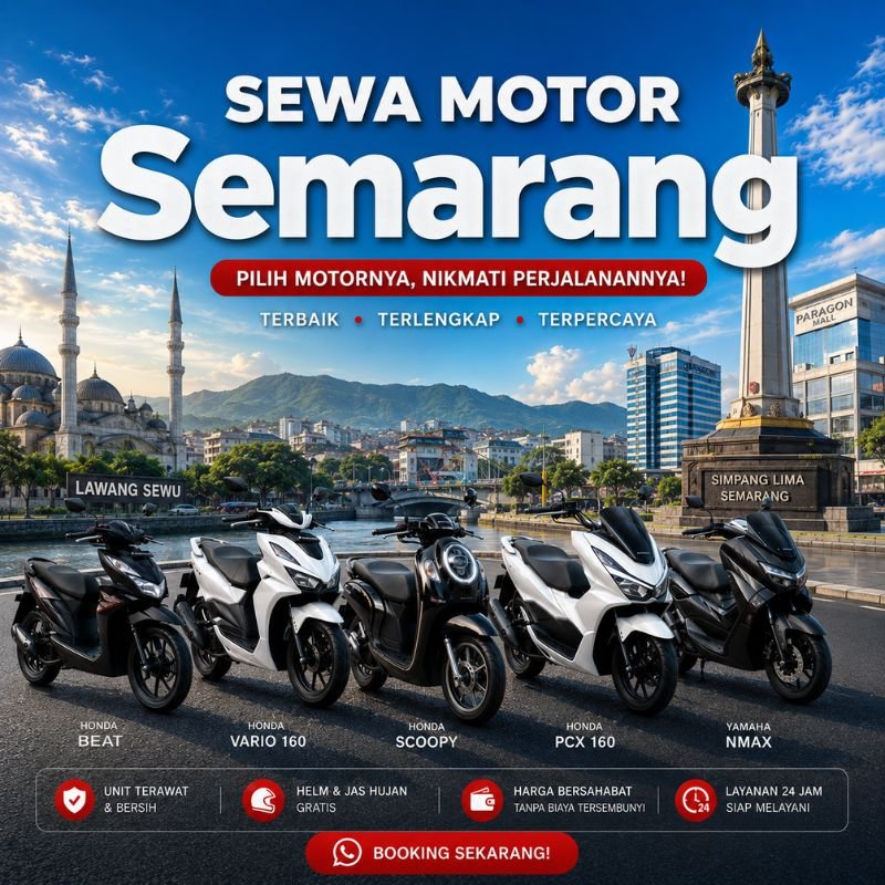 Sewa motor Semarang