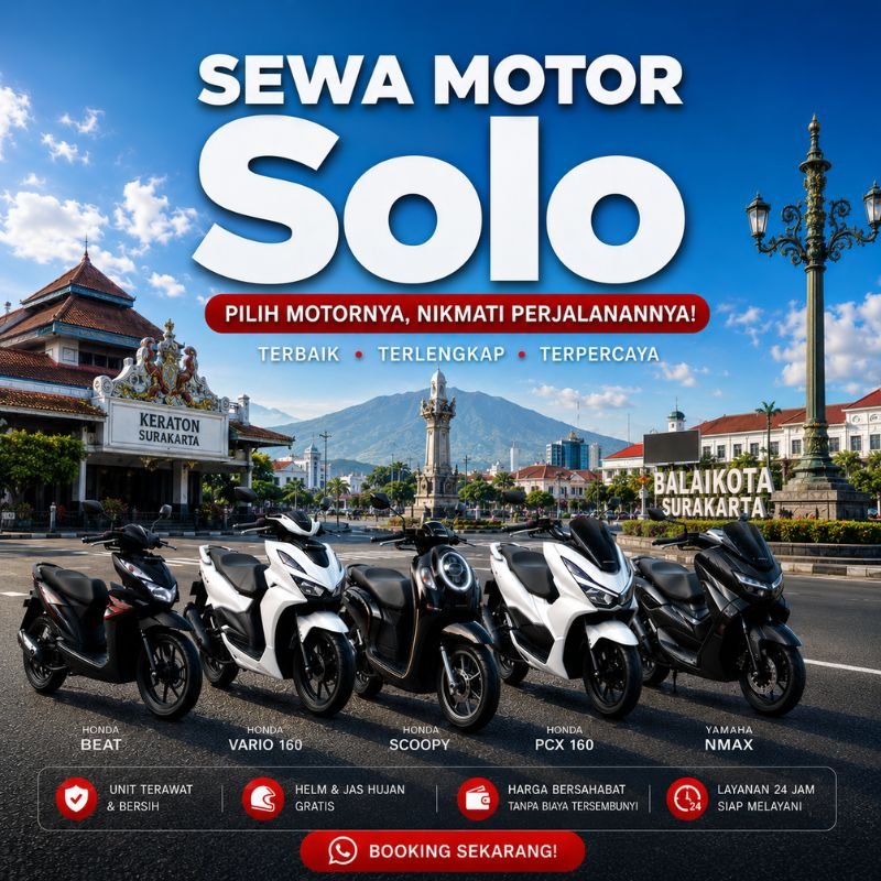 Sewa motor Solo